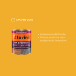 Tinta Esmalte Cor & Proteção Amarelo Ouro Bril 0,9L Suvinil