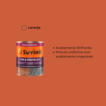 Tinta Esmalte Cor & Proteção Laranja Brilhante 0,9L Suvinil