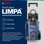 Lavadora de Alta Pressão GHP 220 2200 PSI 2100W 220V Bosch