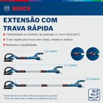 Lixadeira de Parede GTR 550 550W 220V com Maleta Bosch