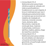 Broca CYL-9 Multiconstruction Ø8 x 90 x 150 mm Bosch