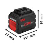 Bateria de Íons de Lítio ProCORE 18V 12,0Ah Bosch