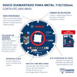 Disco de Corte Diamantado EXPERT Bosch X-Lock 115mm Bosch