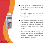 Broca Metal Aço Rápido HSS-PointTeQ 5/16" C/ 20 Pçs Bosch 