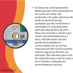 Disco De Corte Standard For Metal 115x1mm C/ 50 Pçs Bosch