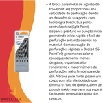 Jogo Broca P/ Metal HSS-PointTeQ 2-8mm 6 Pçs Bosch