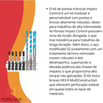 Kit de Pontas e Brocas Impact Control com 8 peças Bosch