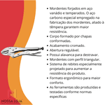 Alicate de Pressão Master C/ Mordente Triangular 25,4cm Tramontina