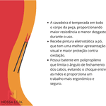 Cavadeira Articulada Metálica C/ Cabos Metálicos 120cm Tramontina