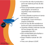 Carrinho de Mão C/ Caçamba Rasa Metálica 50L Braço Metálico e Pneu com Câmara Tramontina