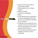 Serrote Drywall MASTER 15,24cm C/ 7 Dentes em Aço Carbono C/ Cabo Ergonômico Tramontina