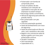 Pulverizador Lateral de Compressão Prévia 5L Tramontina