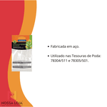 Mola Metálica Cromada P/ Tesoura de Poda Tramontina