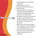 Chave Combinada Master C/ Corpo Forjado em Aço Especial Cromado 1,42cm Tramontina