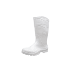 Bota De Pvc S/ Forro Branca Cano Longo Tam.40 Marluvas