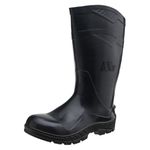 Bota De Pvc S/ Forro Preta Cano Longo Tam.38 Marluvas