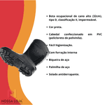Bota PVC Preta All Work Tam.40 Marluvas