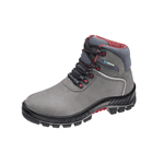Botina De Couro Nubuck Cinza Num.40 Premier Marluvas