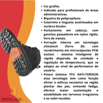 Botina De Couro Nubuck Climatech Grafite Num.43 Premier Plus Marluvas