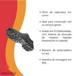 Tênis de Couro Tam.37 Vulcaflex Marluvas