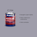 Tinta Esmalte Sintético Brasiline Cinza 0,9L Brasilux