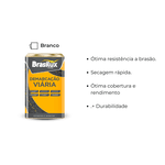 Tinta Demarcação Viária Branco 18L Brasilux 