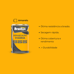 Tinta Demarcação Viária Amarela 18L Brasilux