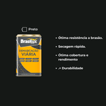 Tinta Demarcação Aviária Preto 18L Brasilux