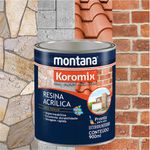 RESINA INCOLOR FOSCO BASE SOLVENTE 0,9L KOROMIX MONTANA