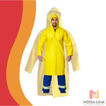 Capa De Chuva PVC Forrado Standard Amarelo Tam. EXG Brascamp