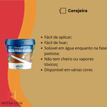 Massa Calafetar F12 Para Madeira Cerejeira 6,5Kg Viapol