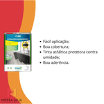 Pintura Asfáltica Impermeável Viabit Preto 18L Viapol