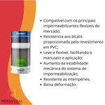 Tela de Poliéster Mantex 15cm x 50m Viapol