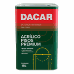 Tinta Acrílica Piso Premium Fosco Cor Azul 18L Dacar