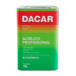 Tinta Acrílica Profissional Acabamento Fosco Cor Gelo 18L Dacar