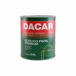 Tinta Acrílica Pisos Premium Fosco Cor Azul 900ML DACAR