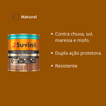 Verniz Proteção Máxima Deck B Água Natural Bril 0,9L Suvinil