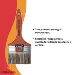 Trincha Média Látex e Acrílica 4 395/9 Atlas