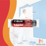 Rolo Espuma Cinza 23cm 406/23 Atlas