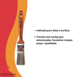  Trincha Média Látex e Acrílica 1” 395/3 Atlas