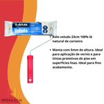 Rolo Veludo 15cm 329/15 Atlas