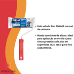 Rolo Veludo 9cm 329/9 Atlas