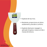 Espátula de Aço Inox 12,5cm AT6155/20 Atlas