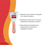 Espátula Aço Reforçado 8Cm Atlas