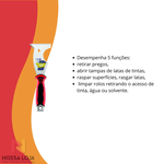 Espátula Multiuso Metálica AT195/1 Atlas