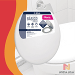 Assento Sanitário Basico Plast. Branco Gelo Atlas