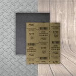 Folha Lixa D'água T277 230X280mm GR 120 PT200 Norton