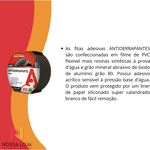 Fita AntiDerrapante 50mmx 5m Preta Adere
