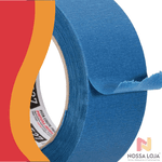 Fita Crepe Pintura Imobilizado Azul Premium 527 24mmx50m Adere
