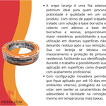 Fita Crepe Azul para Pintura Imobiliária Profissional Laranja 24mmx50m Adere